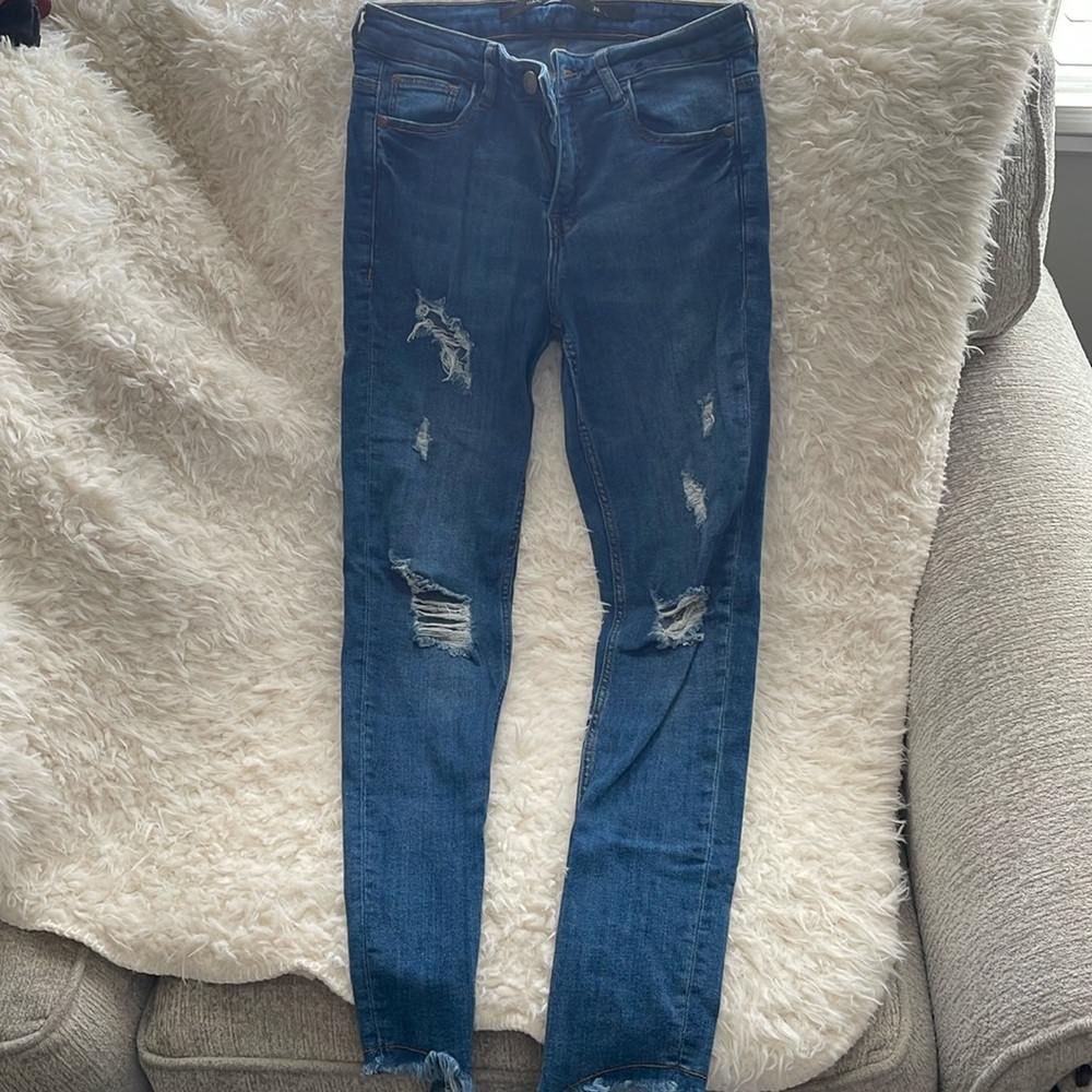 Harper distressed jeans